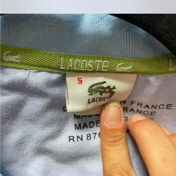 Lacoste Men's Light Blue Polo Shirt - Picture 2 of 6